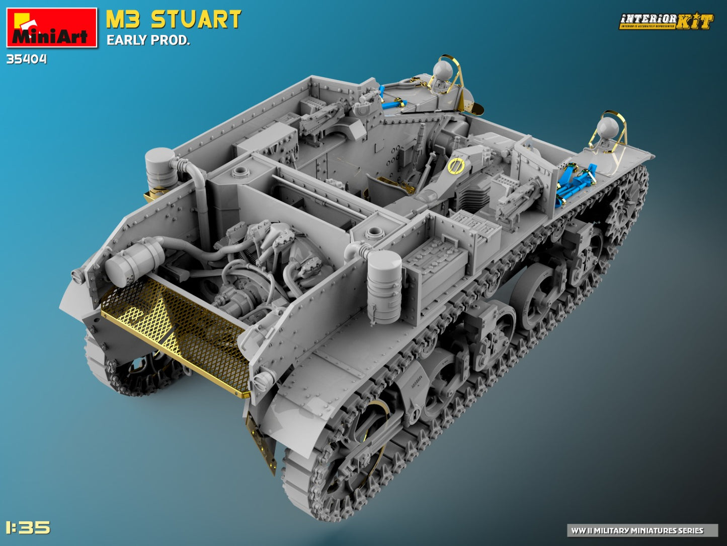 MiniArt 1/35 M3 Stuart Early Prod. Interior Kit