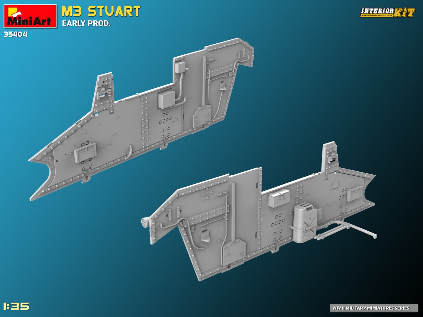 MiniArt 1/35 M3 Stuart Early Prod. Interior Kit
