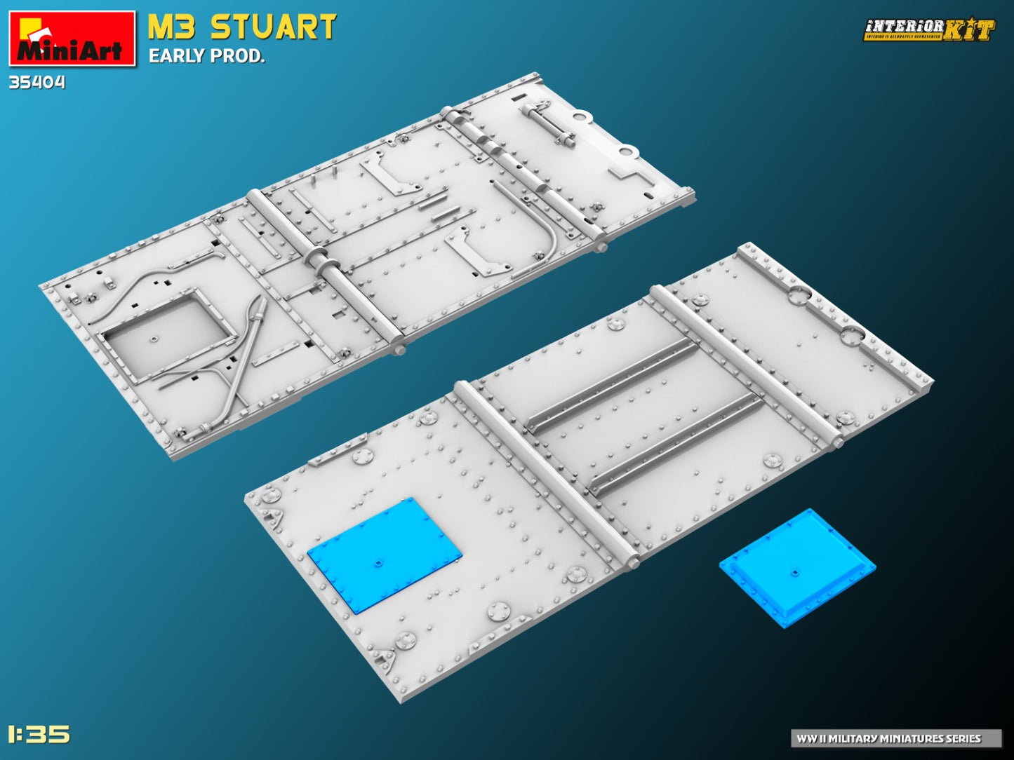 MiniArt 1/35 M3 Stuart Early Prod. Interior Kit