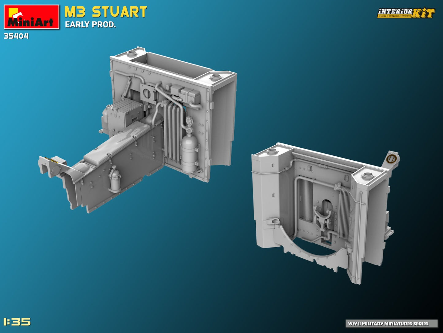 MiniArt 1/35 M3 Stuart Early Prod. Interior Kit