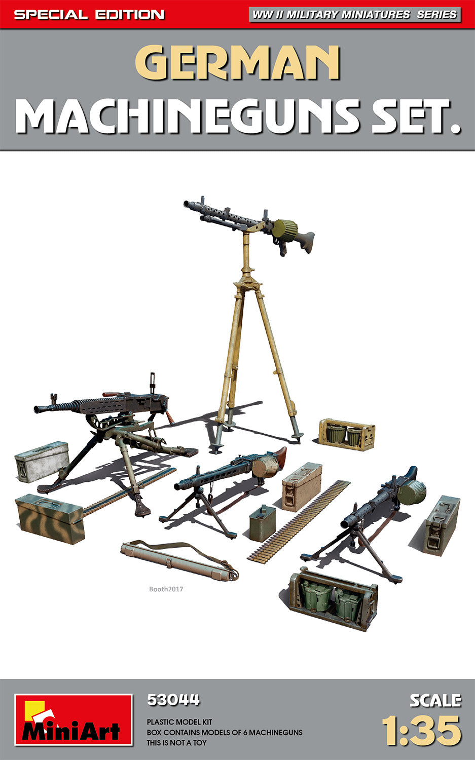 MiniArt 1/35 German Machineguns Set. Special Edition