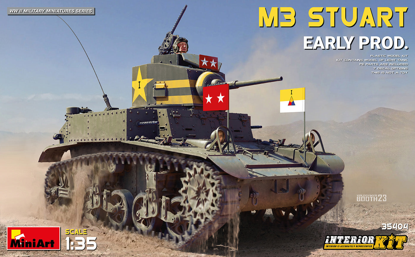 MiniArt 1/35 M3 Stuart Early Prod. Interior Kit
