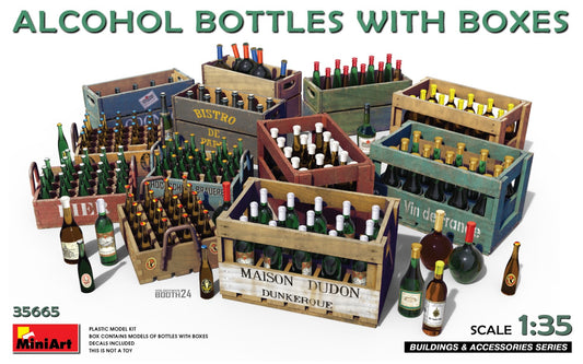 MiniArt 1/35 Alcohol Bottles w/Boxes