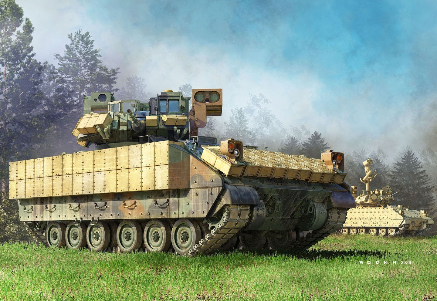 Magic Factory 1/35 M-Shorad M2A4 Bradley IFV (3-in-1)