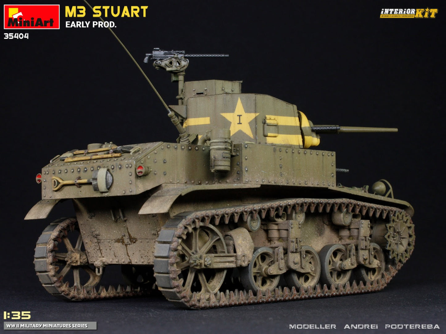 MiniArt 1/35 M3 Stuart Early Prod. Interior Kit