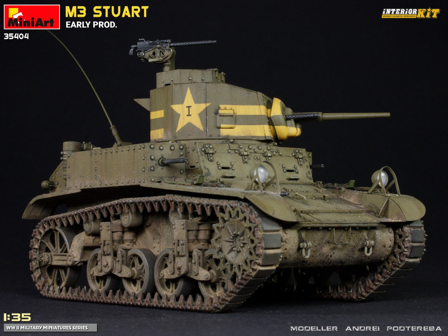 MiniArt 1/35 M3 Stuart Early Prod. Interior Kit