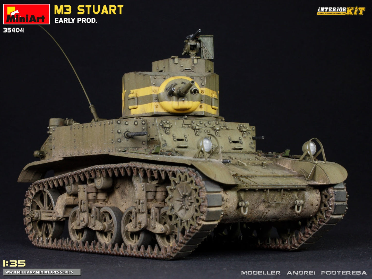 MiniArt 1/35 M3 Stuart Early Prod. Interior Kit