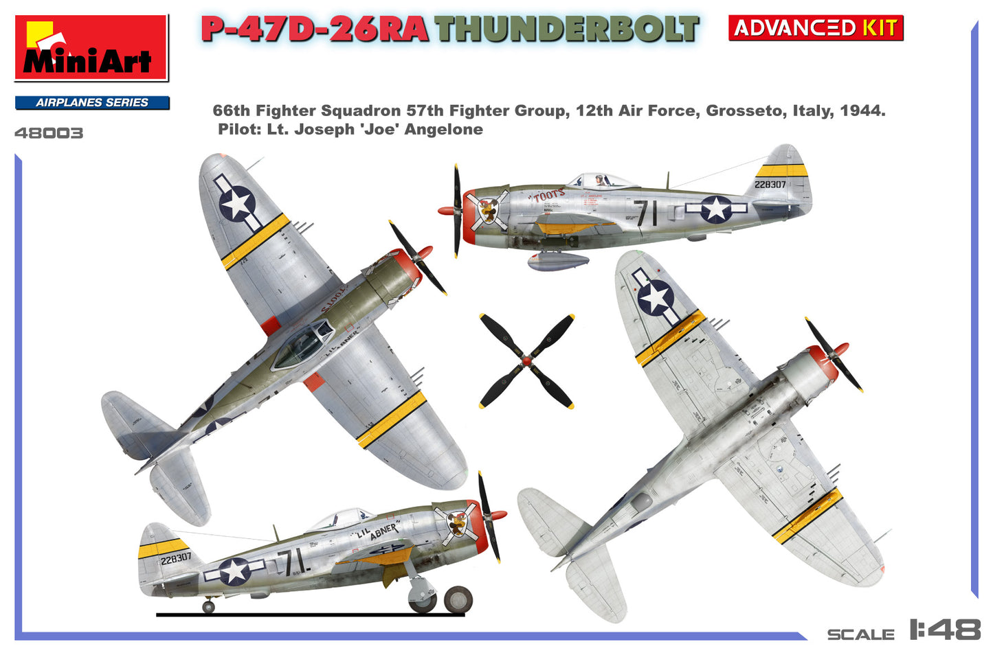 MiniArt 1/48 P-47D-26RA Thunderbolt. Advanced Kit