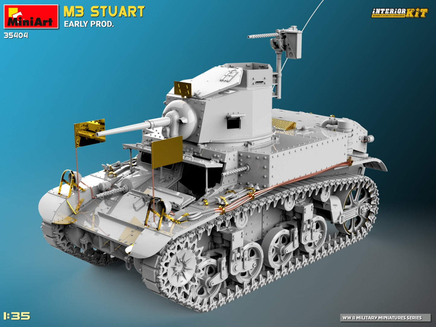 MiniArt 1/35 M3 Stuart Early Prod. Interior Kit