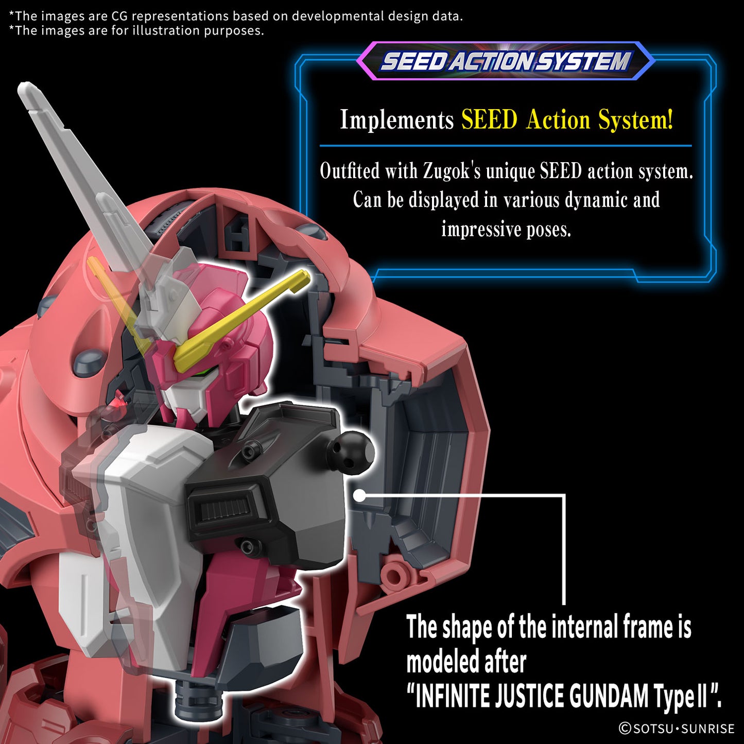 Bandai HGCE #260 1/144 ZGMF-MM07 Z'Gok (Seed Freedom Ver.) "Gundam SEED Freedom"