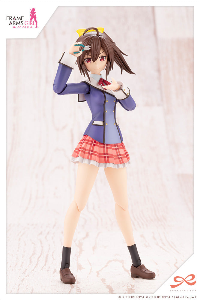 Kotobukiya 1/10 Sousai Shojo Teien Series Ao Gennai Wakaba Girls’ High School Winter Clothes Figure Kit