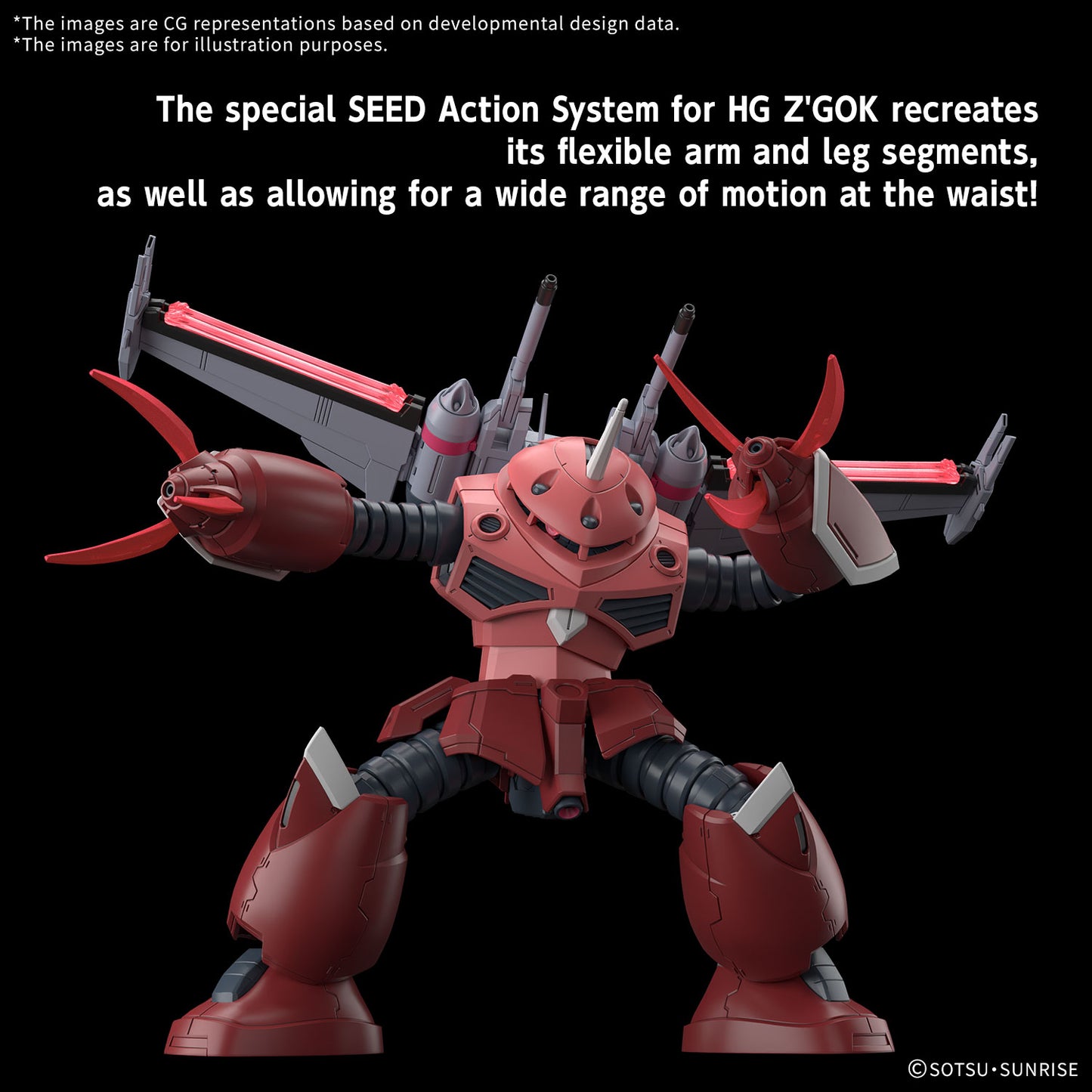 Bandai HGCE #260 1/144 ZGMF-MM07 Z'Gok (Seed Freedom Ver.) "Gundam SEED Freedom"