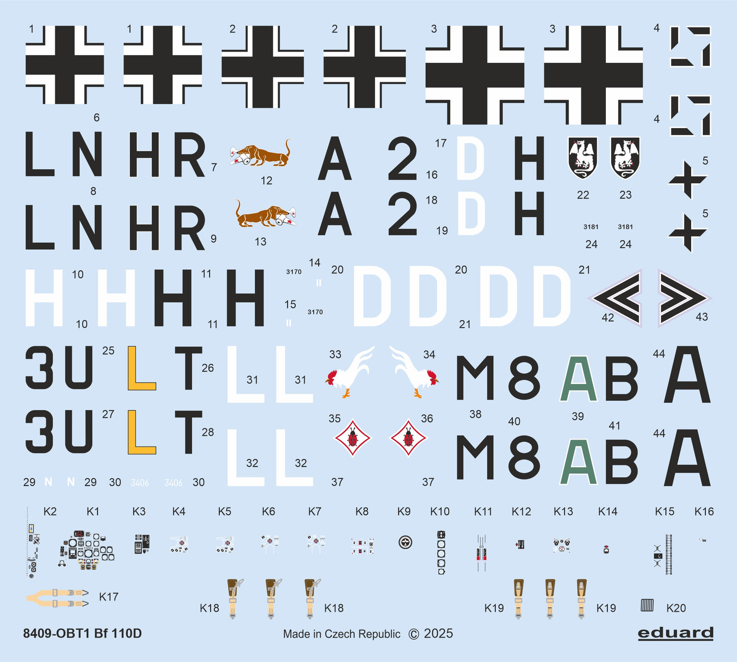 Eduard 1/48 Bf 110D Weekend Edition