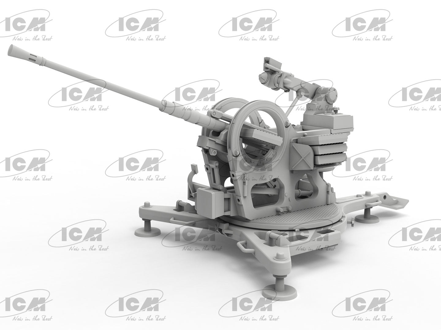 ICM 1/35 Flak 38 WWII German AA Gun (100% new molds)