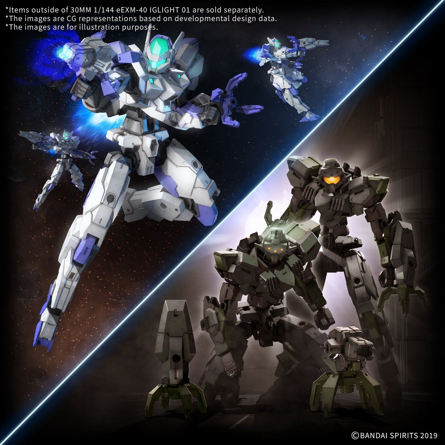 Bandai 30MM 1/144 eEXM-40 Iglight 01 - 30 Minutes Missions