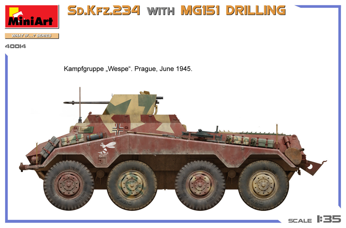 MiniArt 1/35 Sd.Kfz.234 with MG151 Drilling