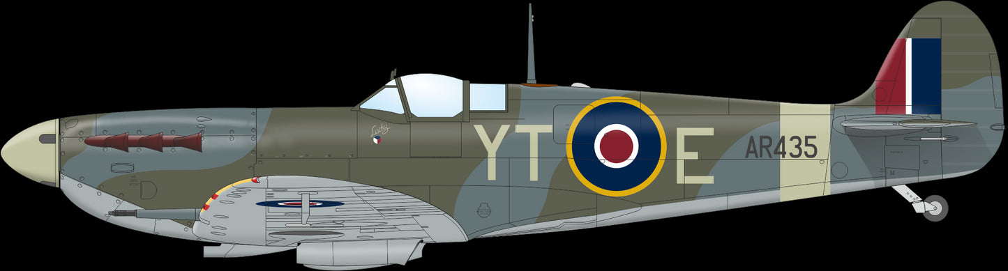 Eduard 1/48 Spitfire Mk.Vb "They Fought to Rebuild" Dual Combo Limited Edition