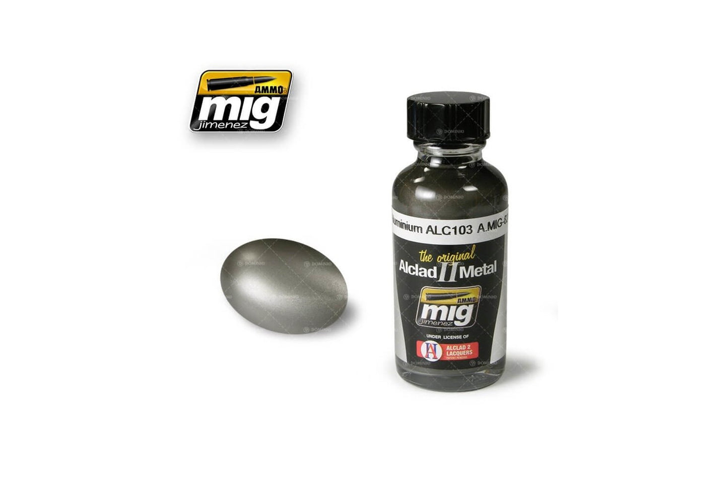Ammo Mig Dark Aluminium Alclad Metallic Paint ALC103 30ml