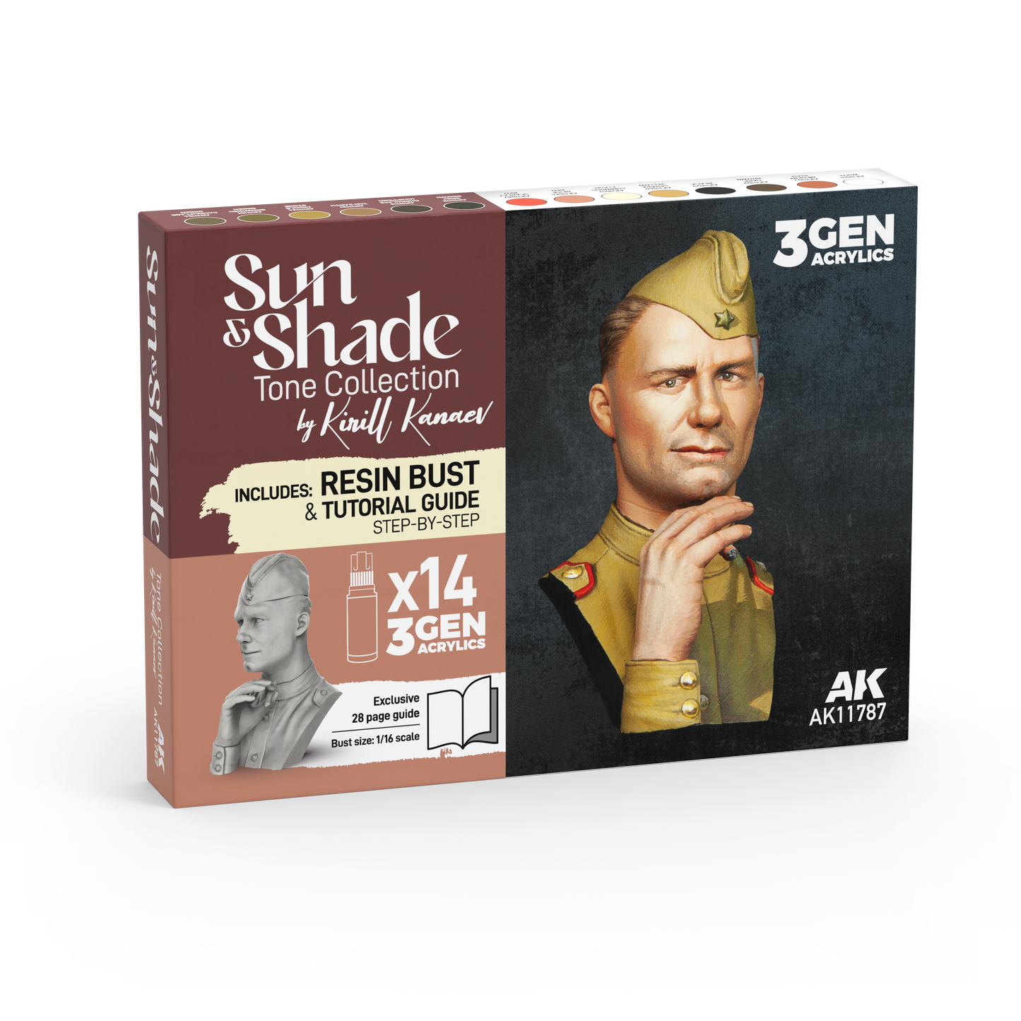 AK Interactive Sun & Shade Tone Collection by Kirill Kanaev