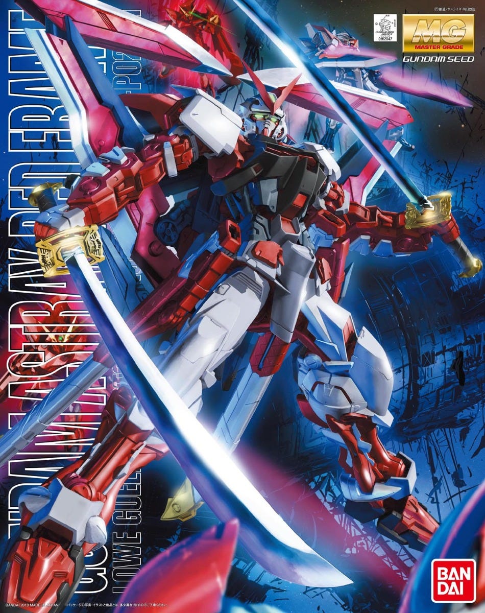 Bandai MG 1/100 Gundam Astray Red Frame Custom - Gundam SEED Astray