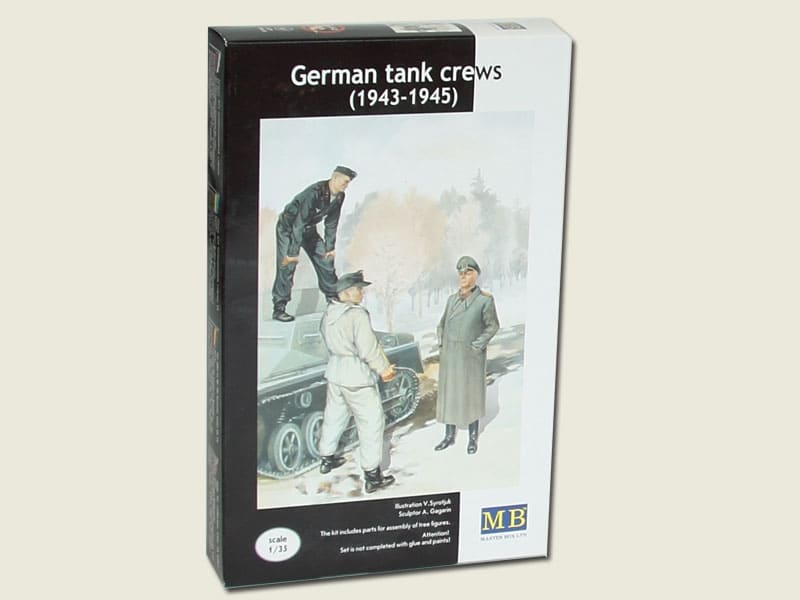 MASTER BOX 1/35 German tank crew (1943-1945) Kit No2
