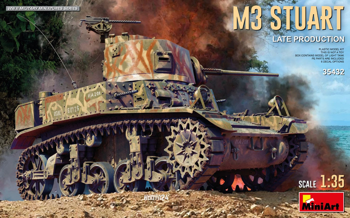 MiniArt 1/35 M3 Stuart Light Tank (Late Production)