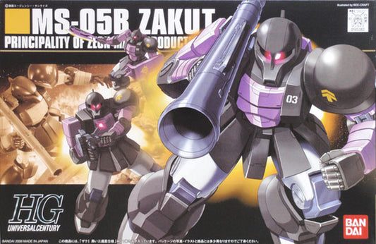 Bandai 1/144 HGUC Zaku I Black Tri Stars