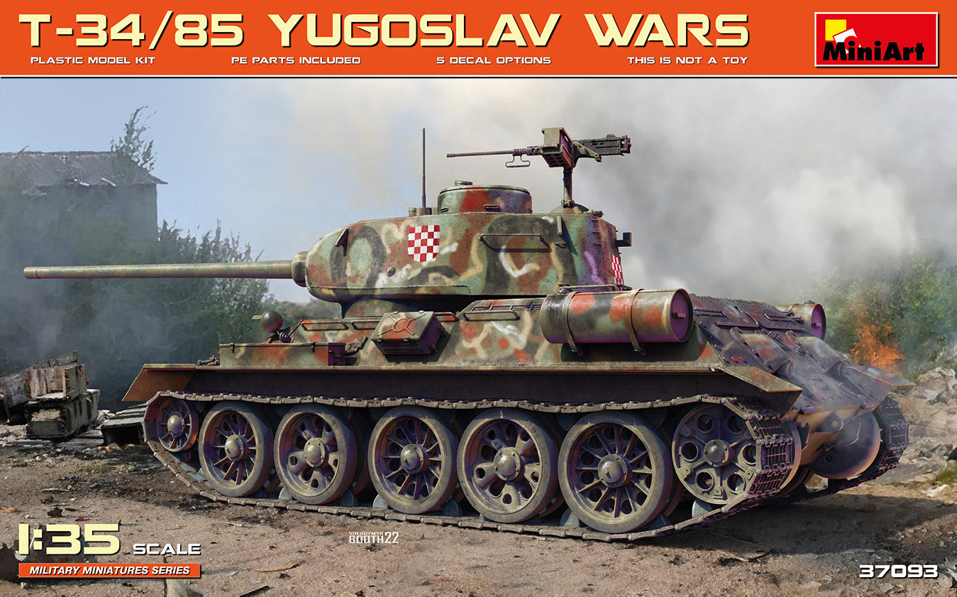 MiniArt 1/35 T-34/85 Yugoslav Wars