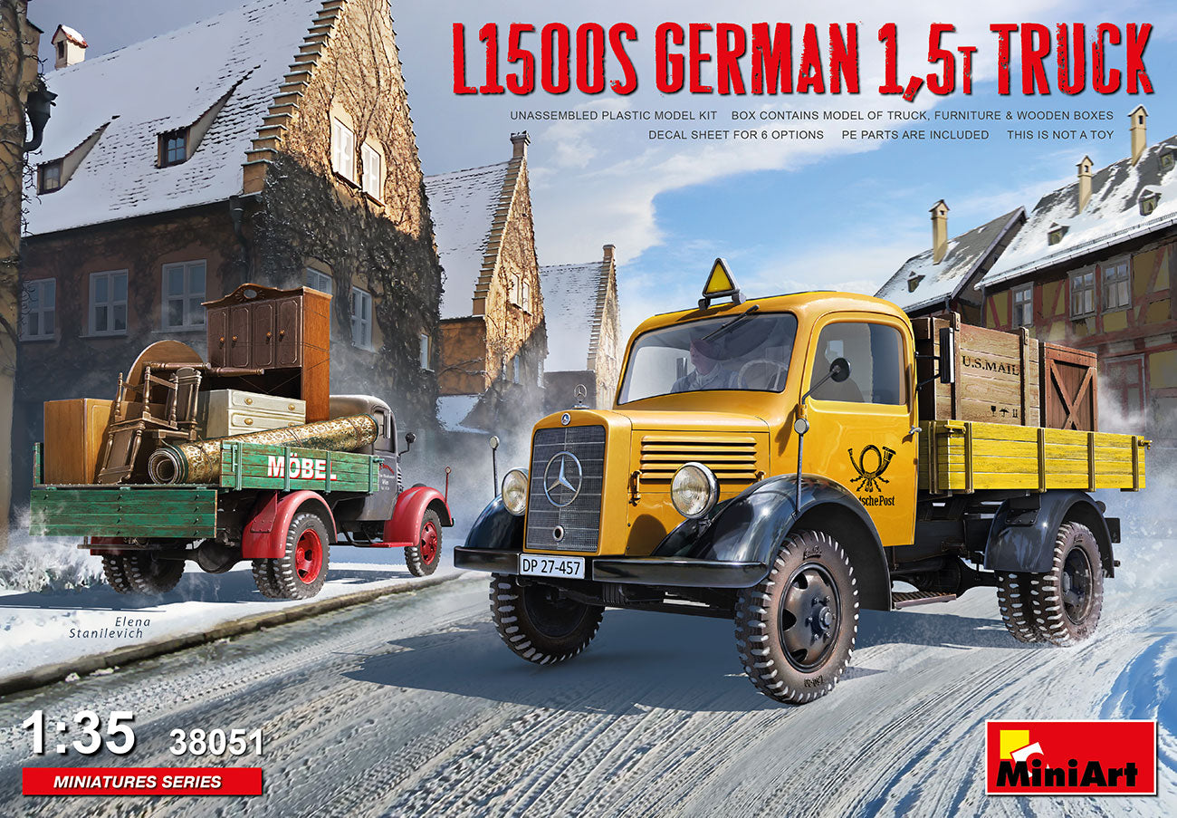 MiniArt 1/35 L1500S German 1.5t Truck