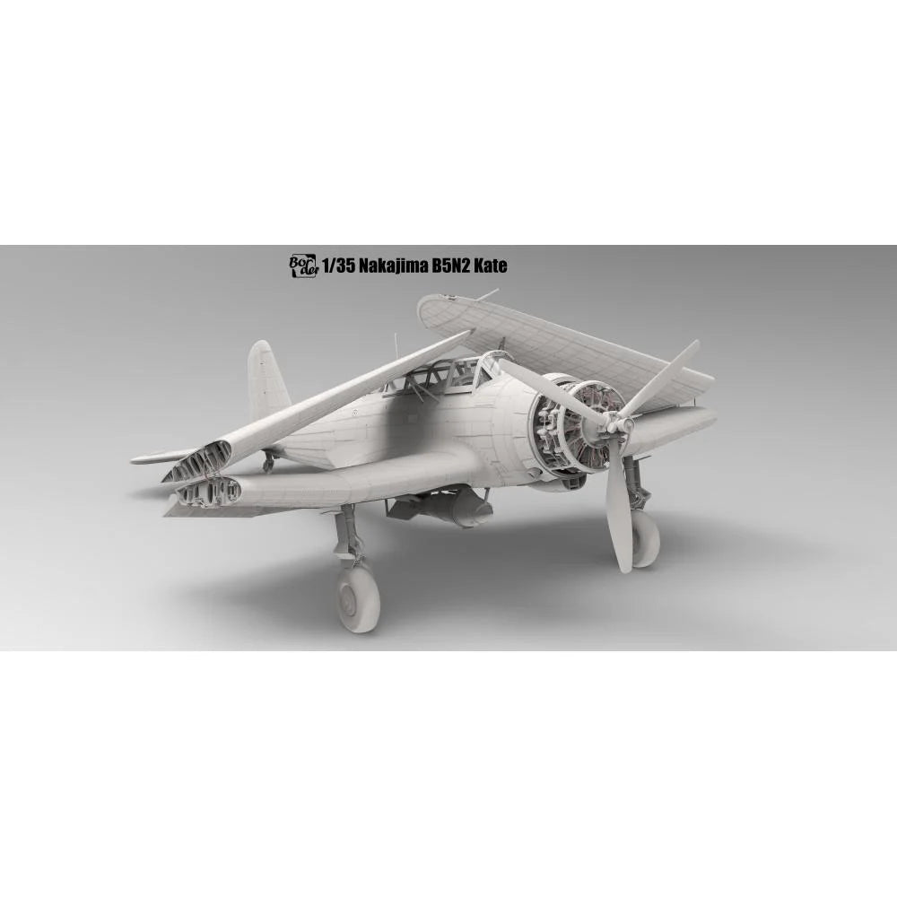 Border Model 1/35 Nakajima B5N2 Type 97 Carrier Attack Bomber (Kate) w/ Full Interior