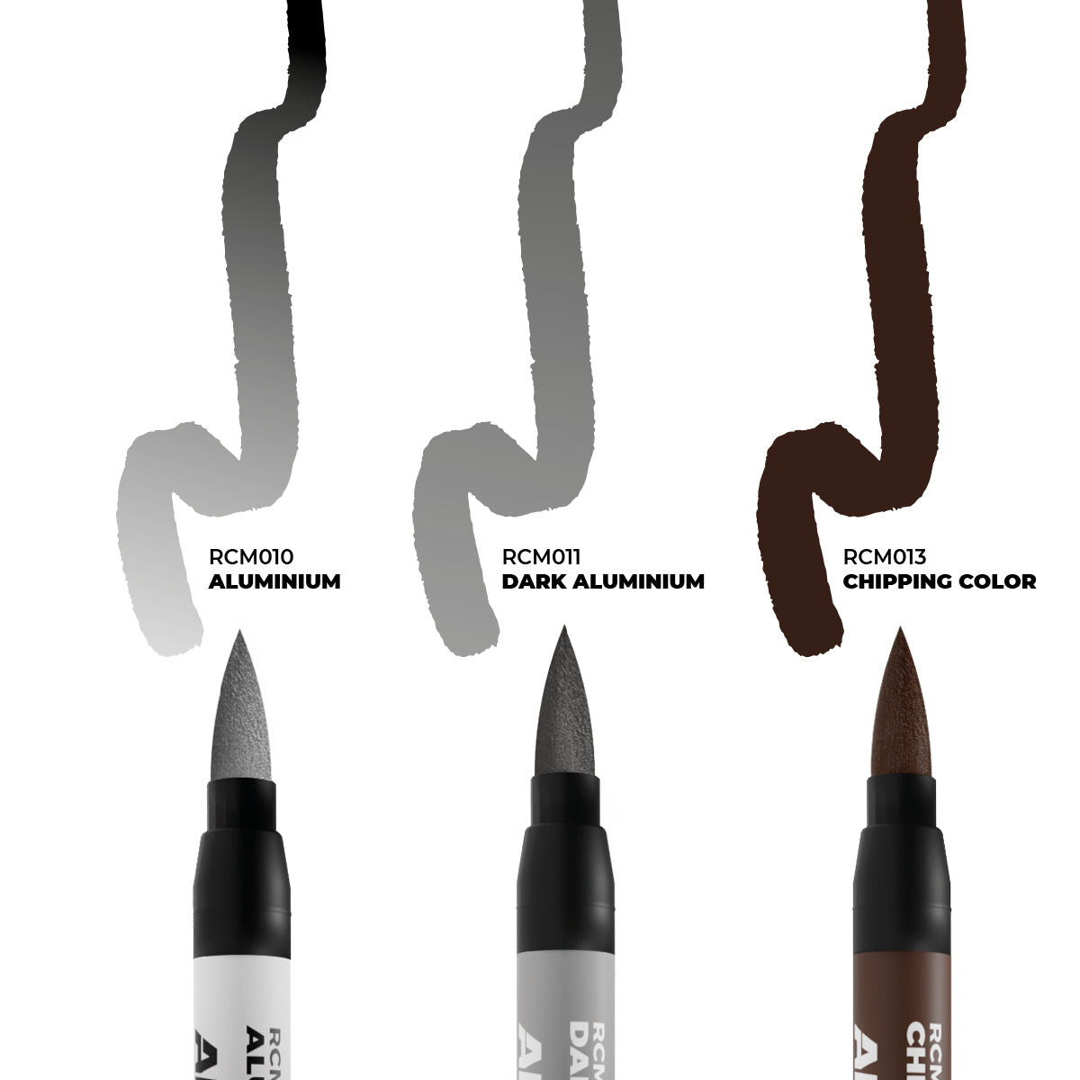 AK Interactive Real Colors Markers: Chipping Set