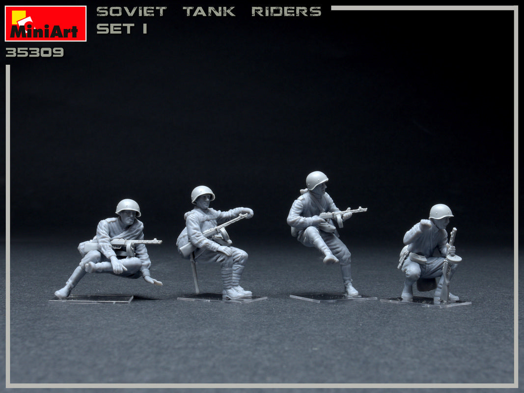 MiniArt 1/35 Soviet Infantry Tank Riders Set 1