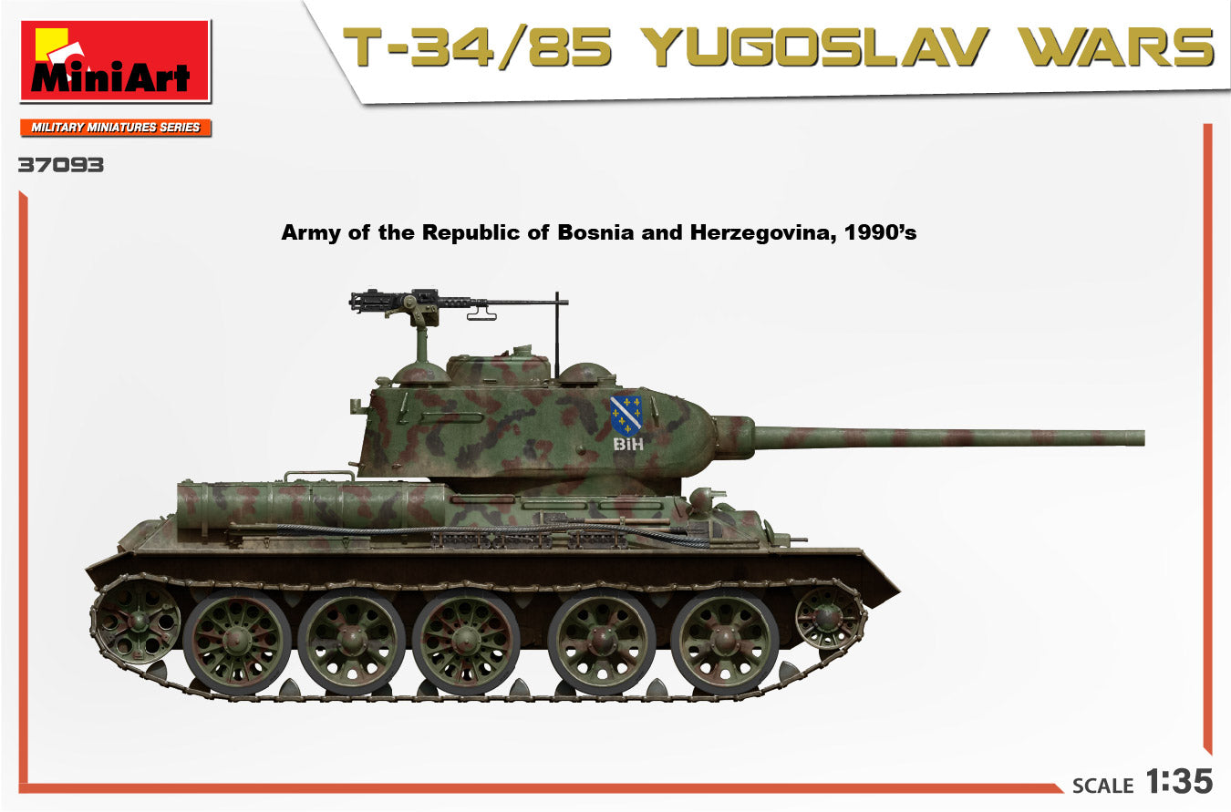 MiniArt 1/35 T-34/85 Yugoslav Wars
