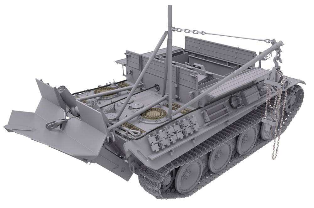 Takom 1/35 Bergepanther Ausf.G German Armored Recovery Vehicle Sd.Kfz.179 w/ full interior kit