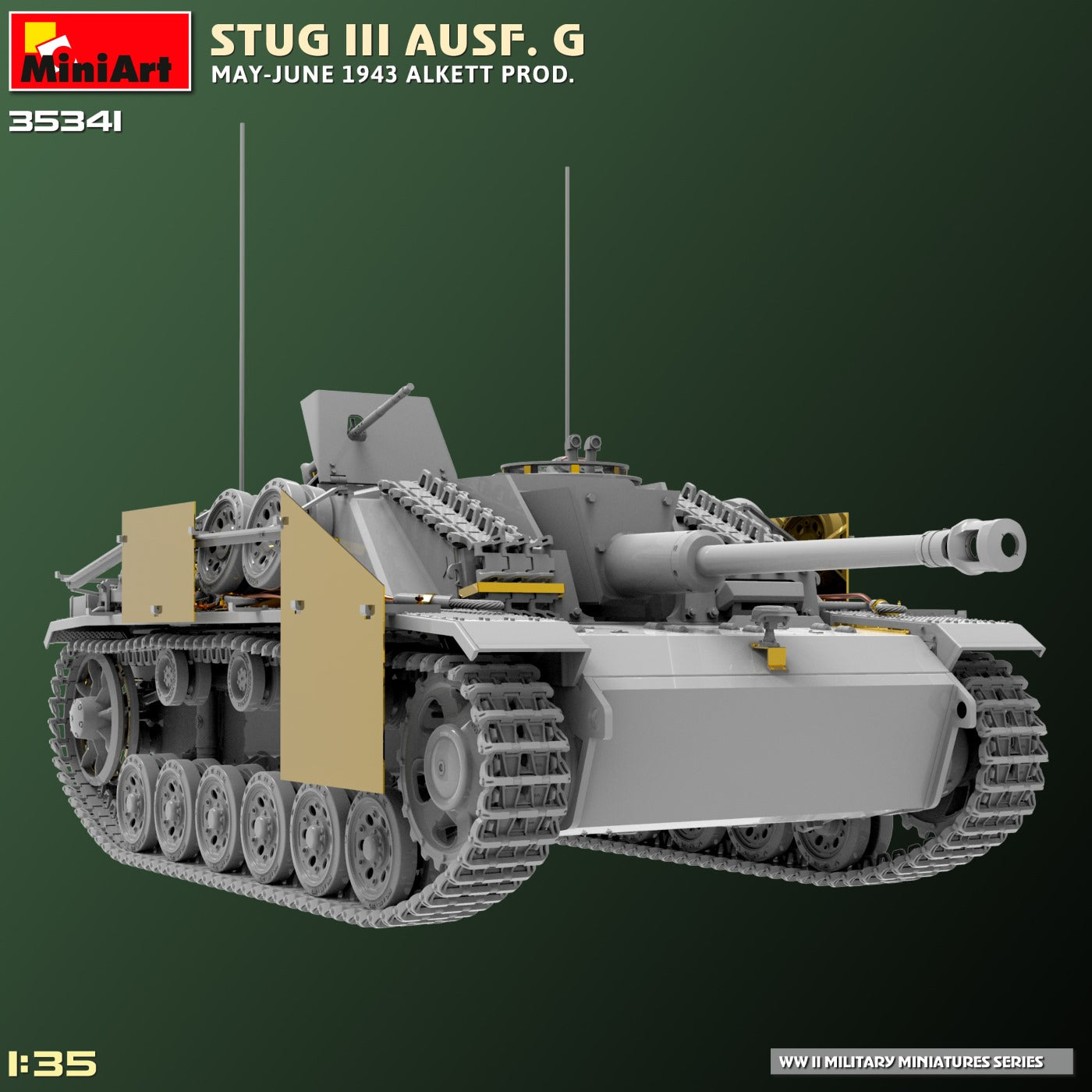 MiniArt 1/35 Stug III Ausf. G May-June 1943 Alkett Prod.