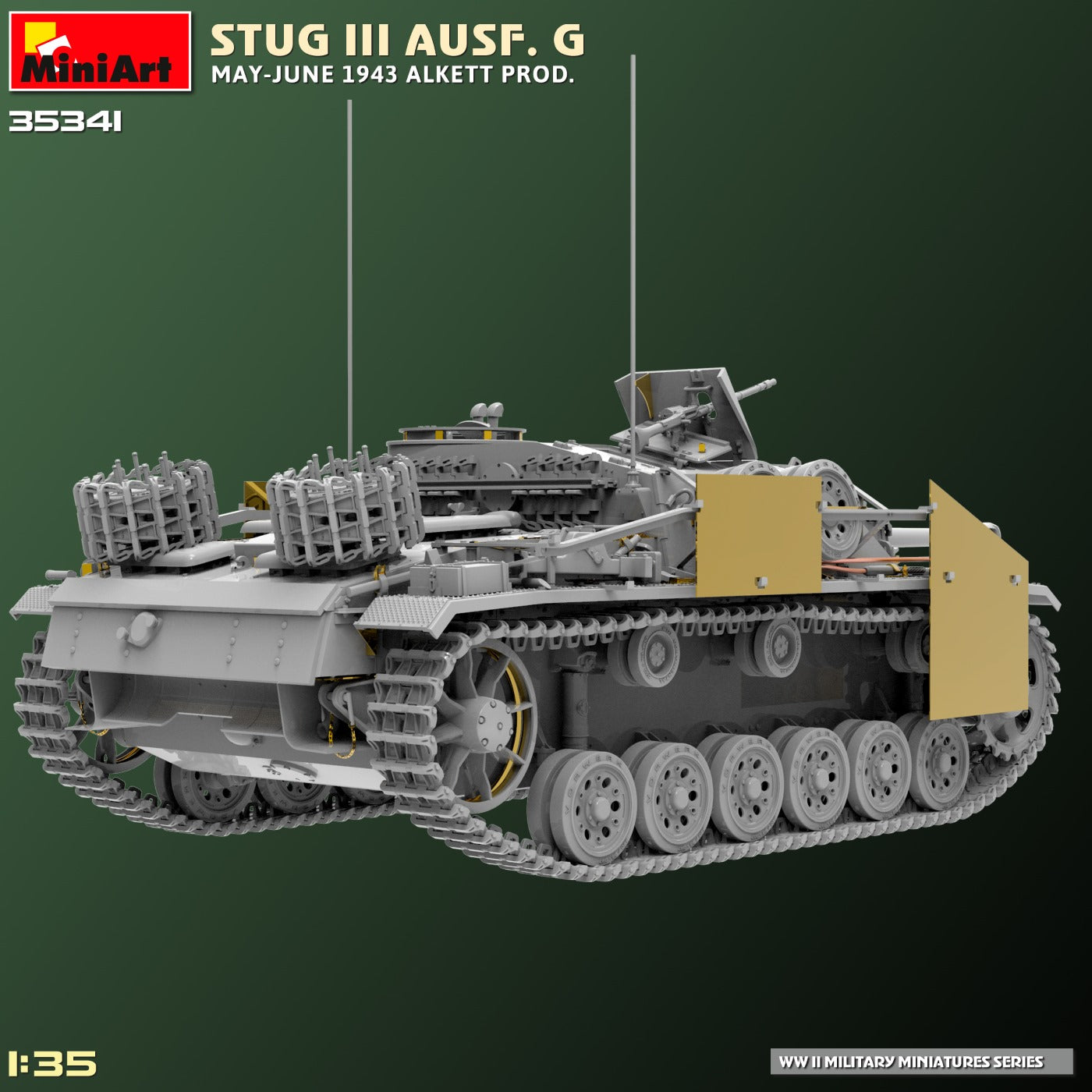 MiniArt 1/35 Stug III Ausf. G May-June 1943 Alkett Prod.