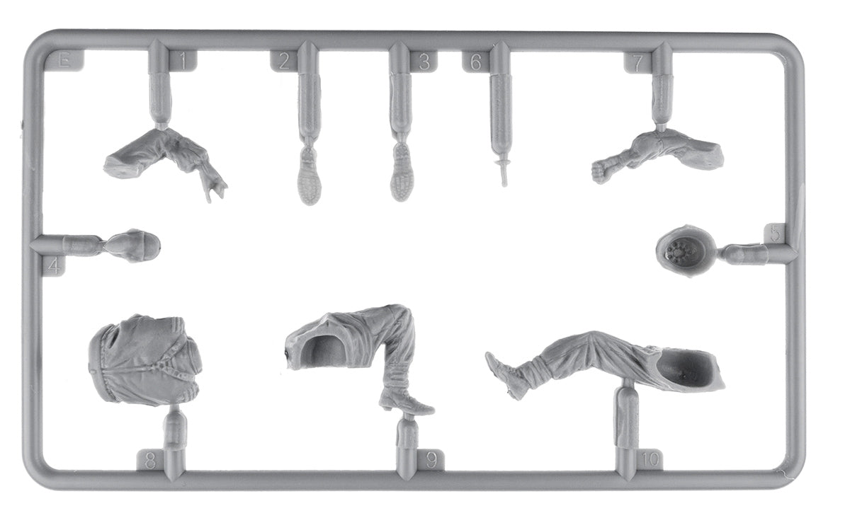 MiniArt 1/35 German Tank Riders Set 1. Resin Heads