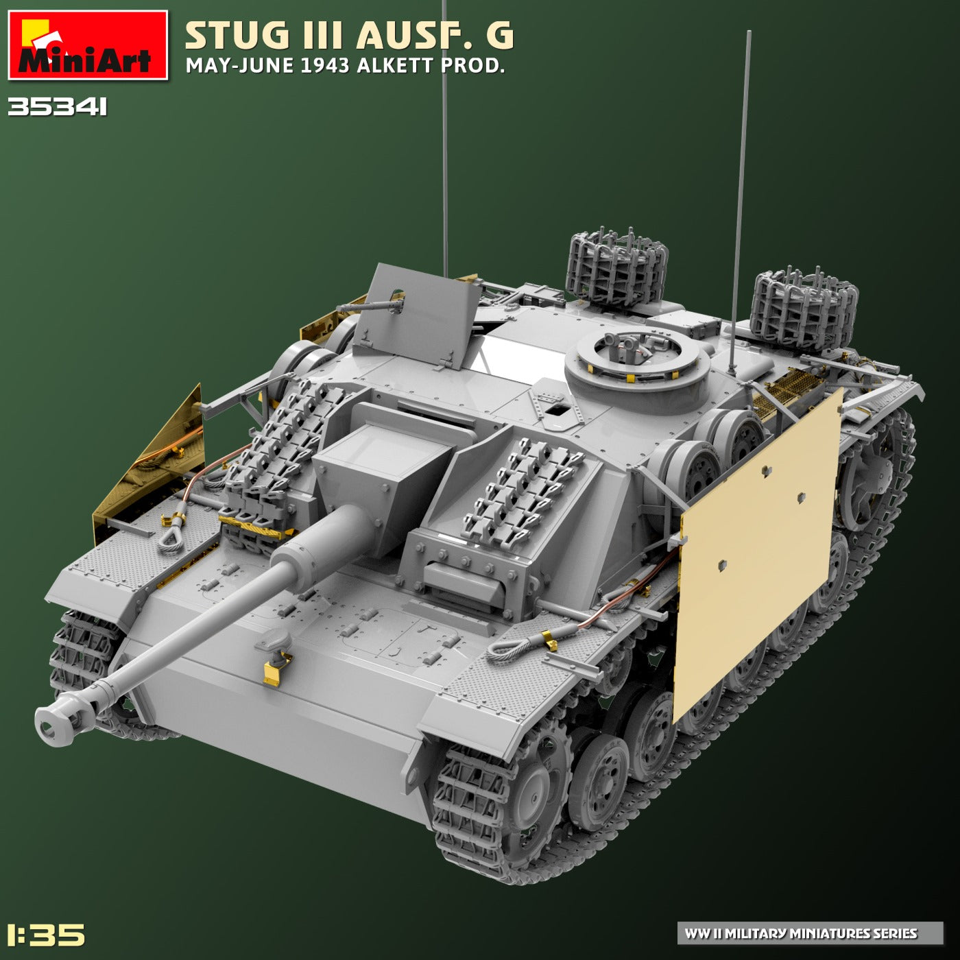 MiniArt 1/35 Stug III Ausf. G May-June 1943 Alkett Prod.
