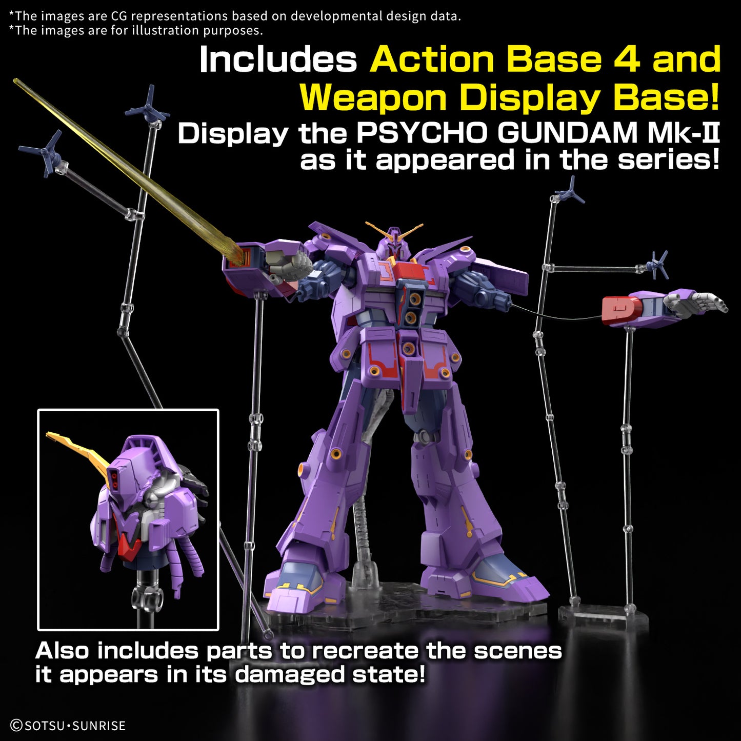 Bandai HGUC #261 1/144 Psycho Gundam Mk-II "Mobile Suit Zeta Gundam"