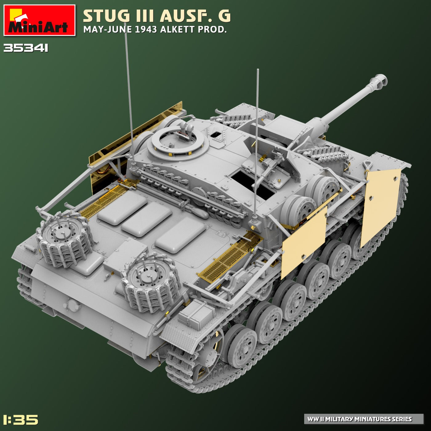 MiniArt 1/35 Stug III Ausf. G May-June 1943 Alkett Prod.