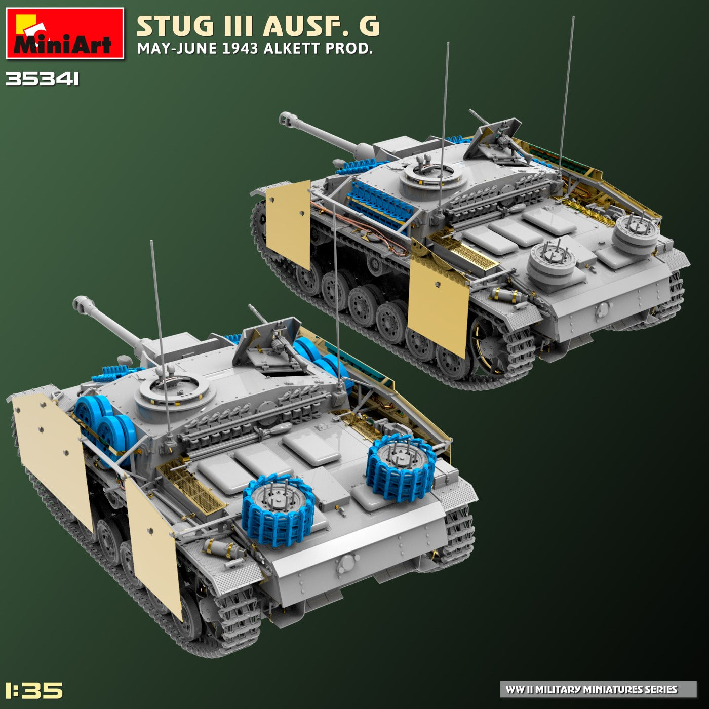 MiniArt 1/35 Stug III Ausf. G May-June 1943 Alkett Prod.
