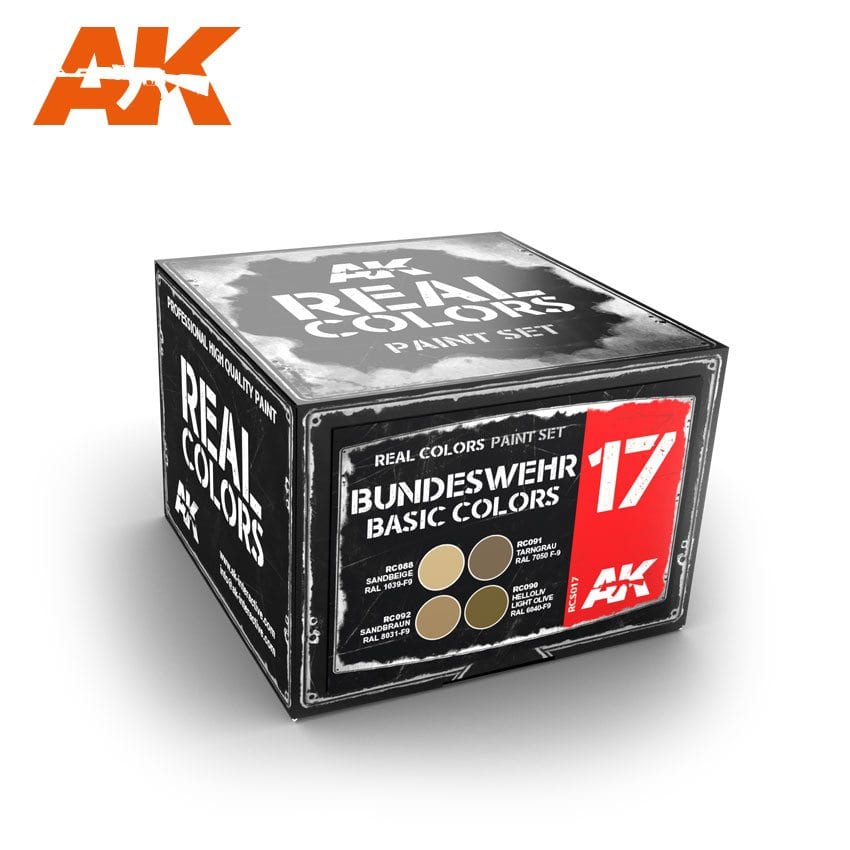 AK Interactive Real Colors Bundeswehr Basic Colors Set
