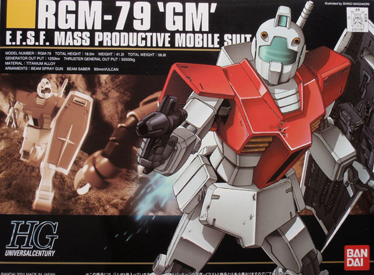 Bandai HGUC #20 1/144 Rgm-79 GM "Mobile Suit Gundam"