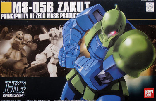 Bandai HGUC #64 1/144 MS-05B Zaku I "Mobile Suit Gundam"