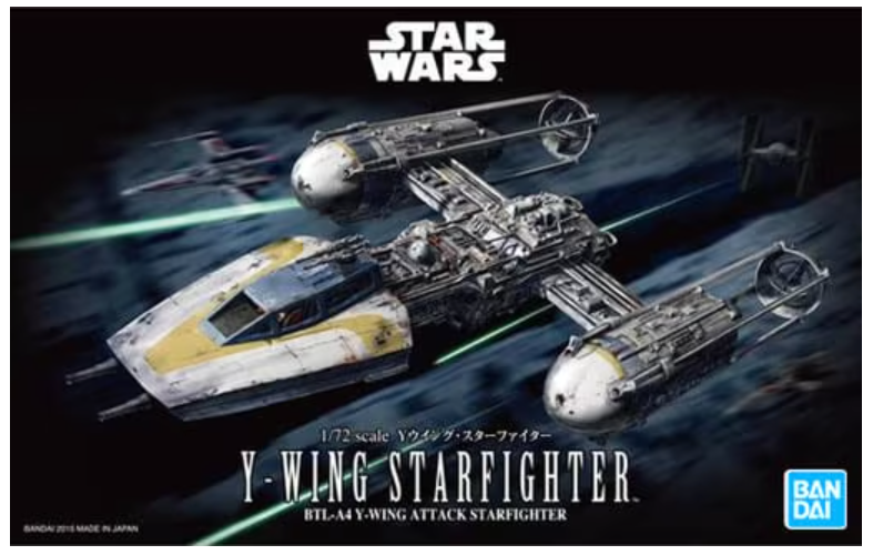 Bandai Star Wars Y-Wing Starfighter 1/72