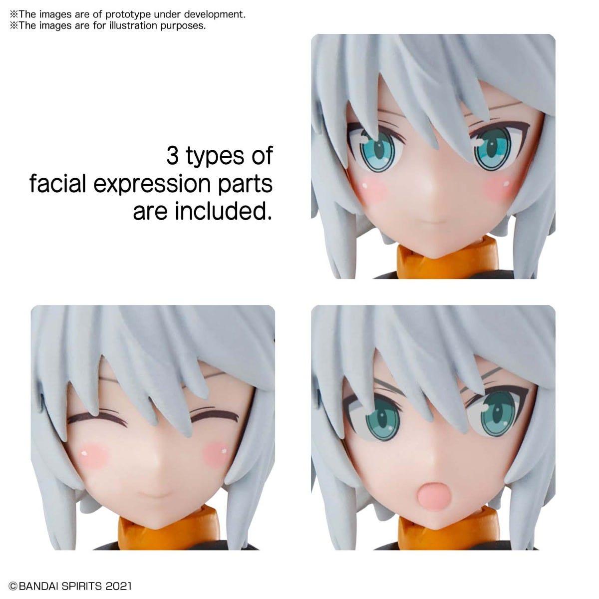 Bandai 30 Minutes Sisters #01 Sis-G00 Rishetta (Color A)