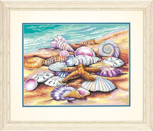 Shells (Seashore) Paint by Number (11"x14")