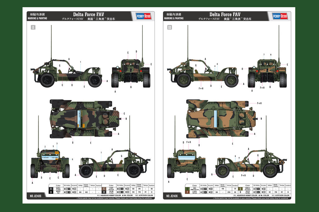 Hobby Boss 1/35 Delta Force FAV