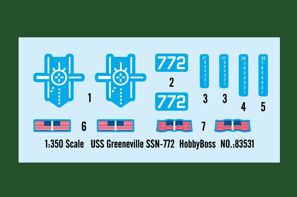 Hobby Boss 1/350 Greeneville SSN-772