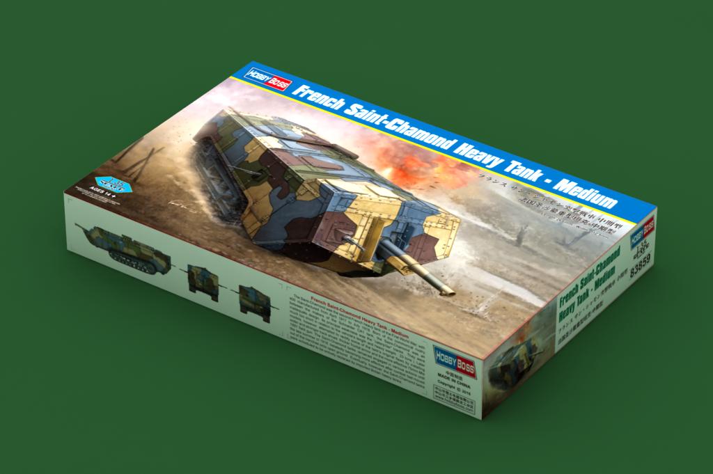Hobby Boss 1/35 French Saint-Chamond Heavy Tank - Medium
